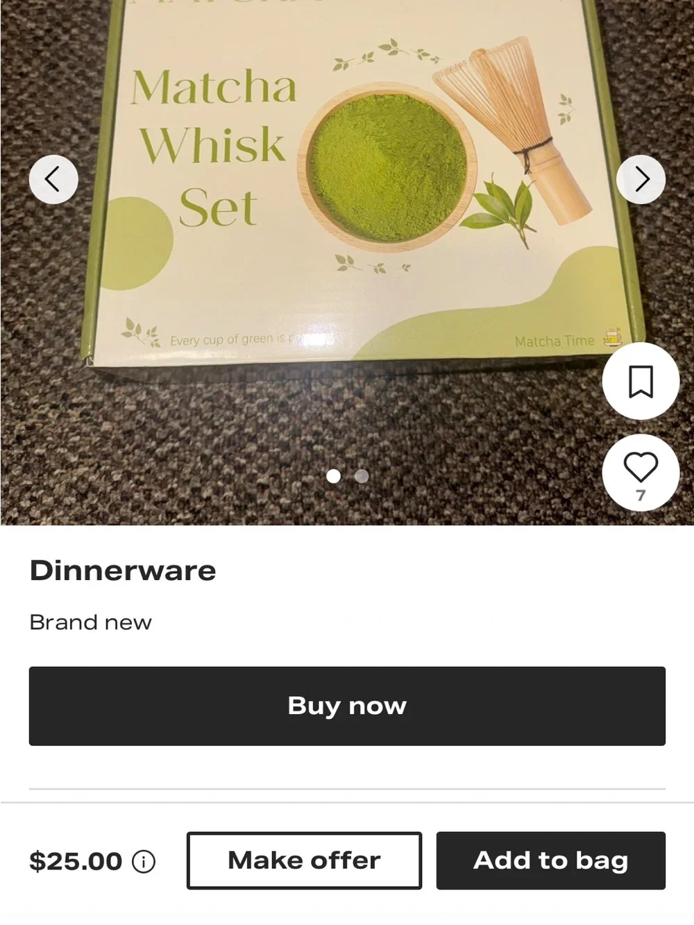 Matcha Whisk Set - Natural Bamboo (Green)